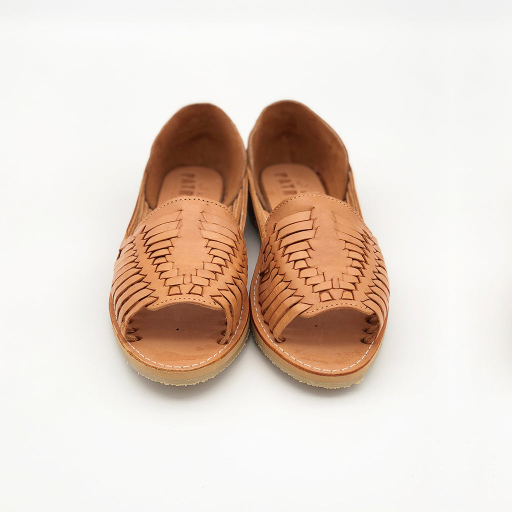 Women's Connie Huarache Style Brown Woven Leather Platform | Etsy | Flip  flop shoes, Huaraches, Platform wedge sandals